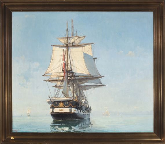 Paul Sinding | The frigate “Jylland” (1944) | MutualArt
