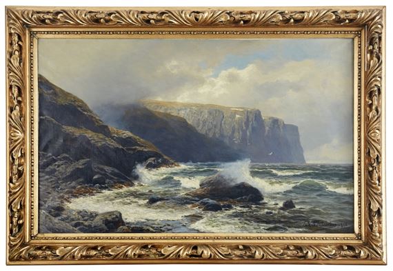 Kustlandskap by Karl Paul Themistocles von Eckenbrecher, 1918