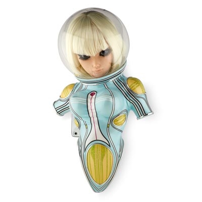 Artwork by Colin Christian, Half Pint (Anderson), Made of Fiberglass and mixed media