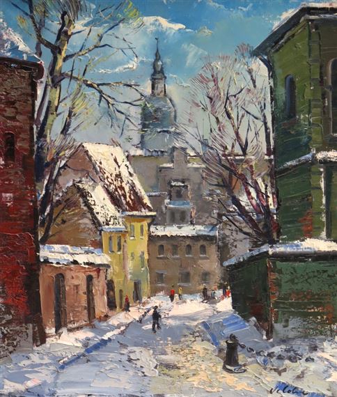 Old Riga Town by Harijs Veldre, 1972