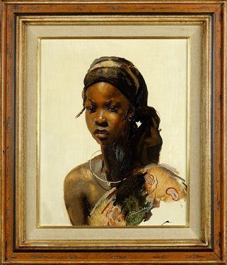 Portrait d'Africaine by Clement Serneels