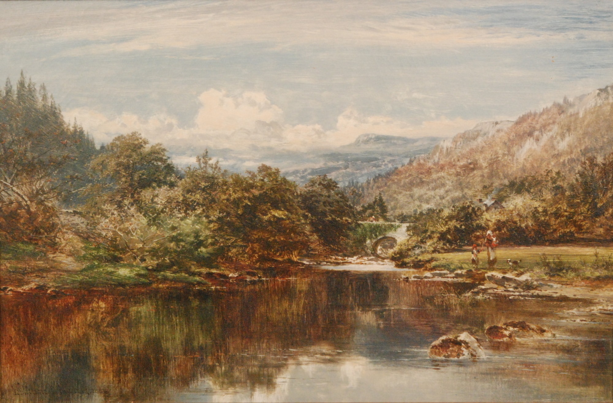 William E. Harris | Looking towards Pont-y-Pair, Betws-y-Coed, North ...