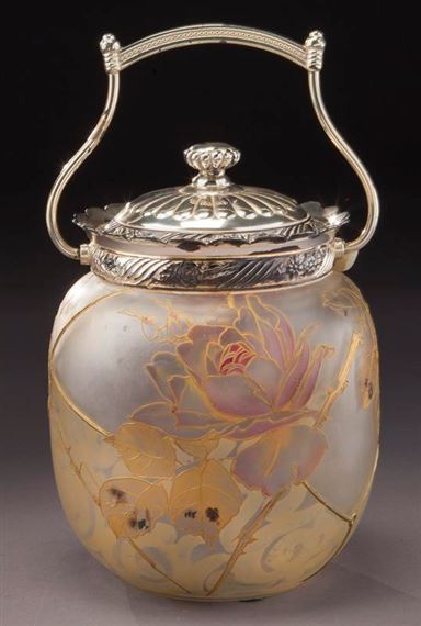 Mt. Washington Royal Flemish cracker jar