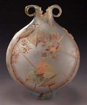 Mt. Washington Royal Flemish vase - Mount Washington Glass