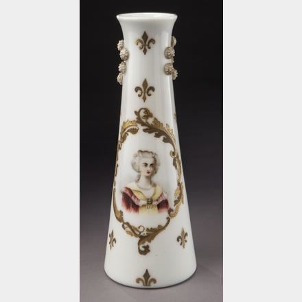 Mt. Washington Colonial Ware vase by Mount Washington Glass, Circa - 1890.