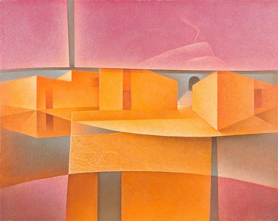 Cerro desde Guinovart, Homenaje a Barcelona by Juan Suárez Blanco, 1999