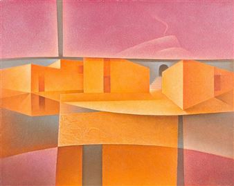 Cerro desde Guinovart, Homenaje a Barcelona - Juan Suárez Blanco