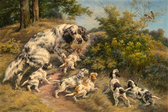 Auction of Dogs in Art & Sporting Art on February 13 at Doyle