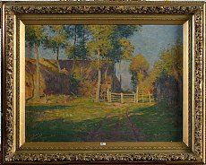 "Chemin de ferme ensoleillé" by Emmanuel Vierin