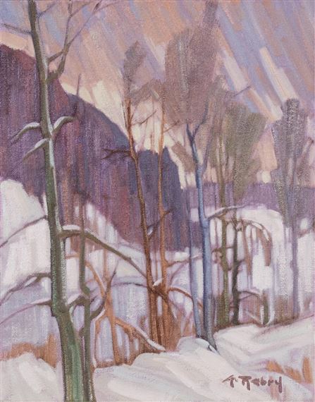 VERS ST. MATHIEU DU PARC, QUE by Gaston Rebry, 1990