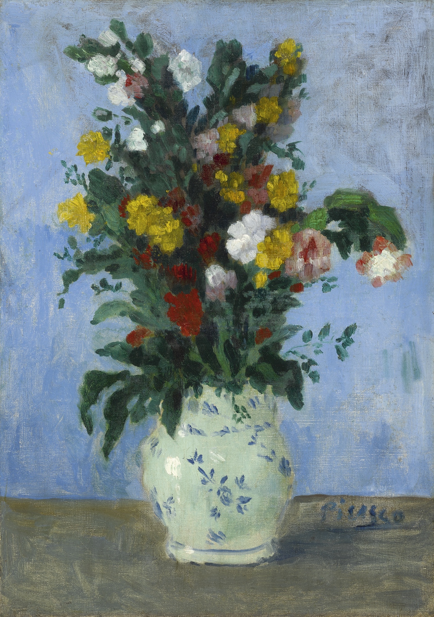Fleurs dans un vase by Pablo Picasso, 1901