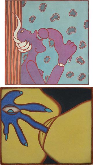 2 Works: Energiku Bertambah ; Malam Bergelora by Gusti Ayu Kadek Murniasih, 2001-2003