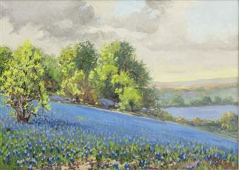 "Texas Bluebonnets, Early Spring" - Carl Thomas Hoppe