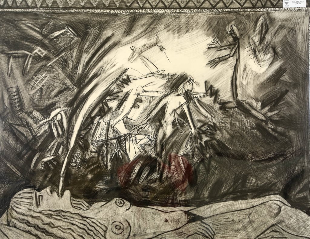 Artwork by Karin Broker, DREAMING OF X #2, Made of drawing