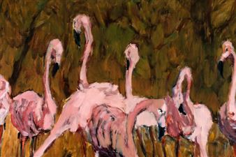 Flamingo's - Adri Dijkhorst