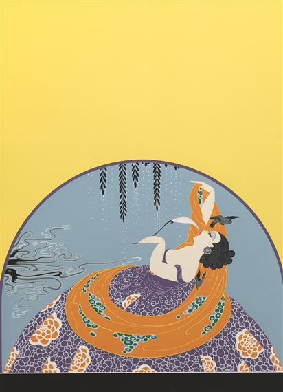 Erté | Ebony and White (1982) | MutualArt