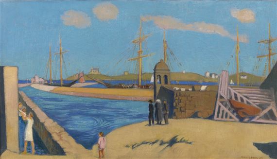 Vue de Roscoff by Maurice Denis, 1928