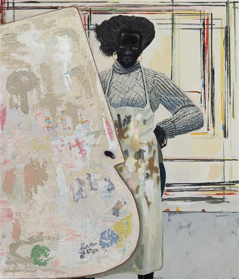 Kerry James Marshall | Untitled (Painter) (2008) | MutualArt