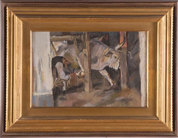イタリアアンティークGiovanni Battista Quadrone 額装 Giovanni