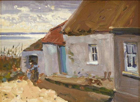 COTTAGES BY THE SEA by Walter Verling