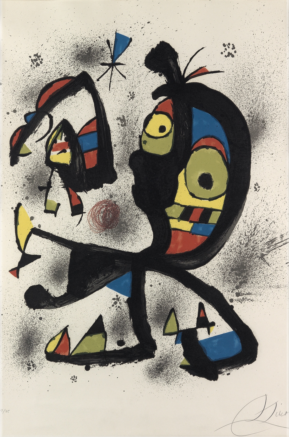 Artwork by Joan Miró, Joan Miró Obra Gràfica, Made of Color lithograph