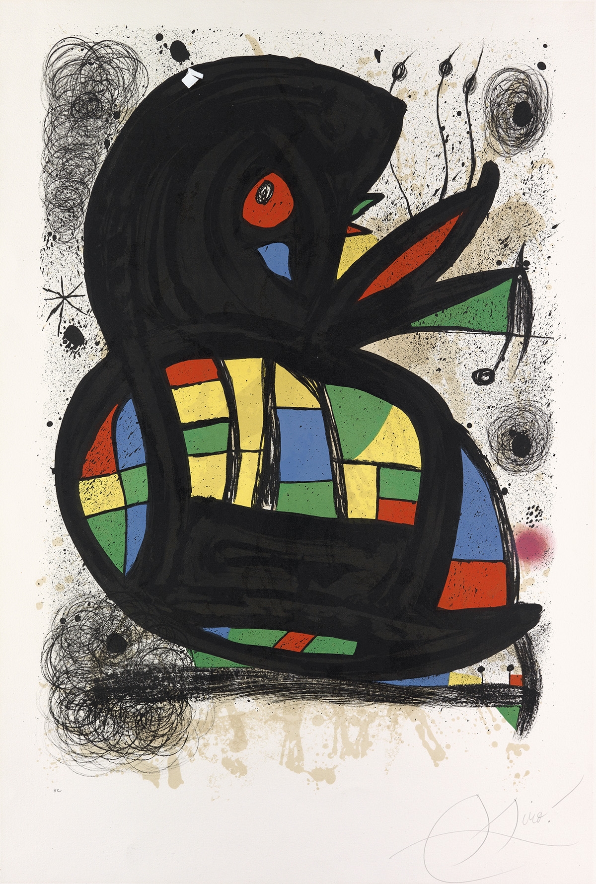 Poster for the Exhibition Miró, Foundation Maeght, Saint-Paul-de-Vence