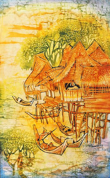 Water Village by Tan Thean Song