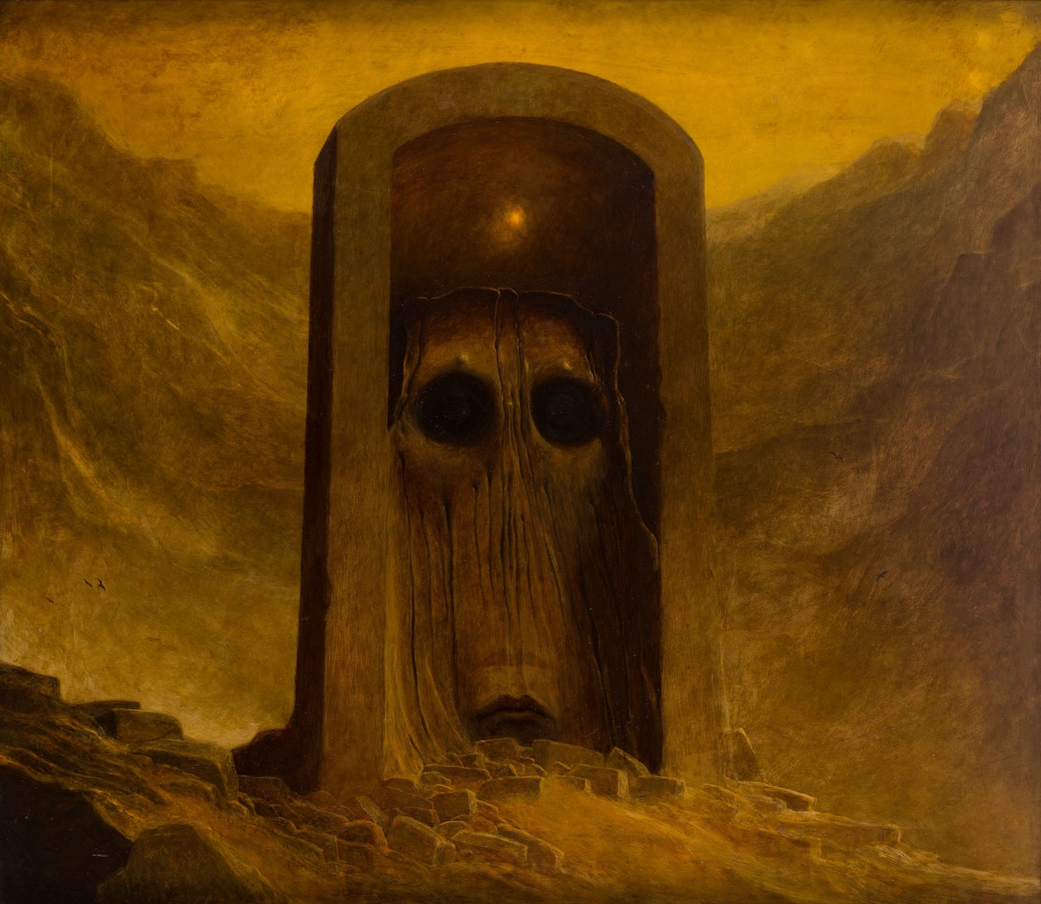 Zdzisław Beksiński Gate (1971) MutualArt
