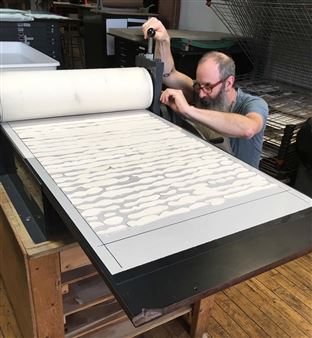 My informal printmaking residency with Stan Shellabarger - Western Exhibitions