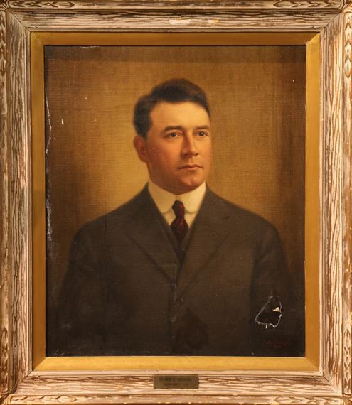 "Portrait of Francis V. Keesling, Grand Master, 1916," by George Duncan