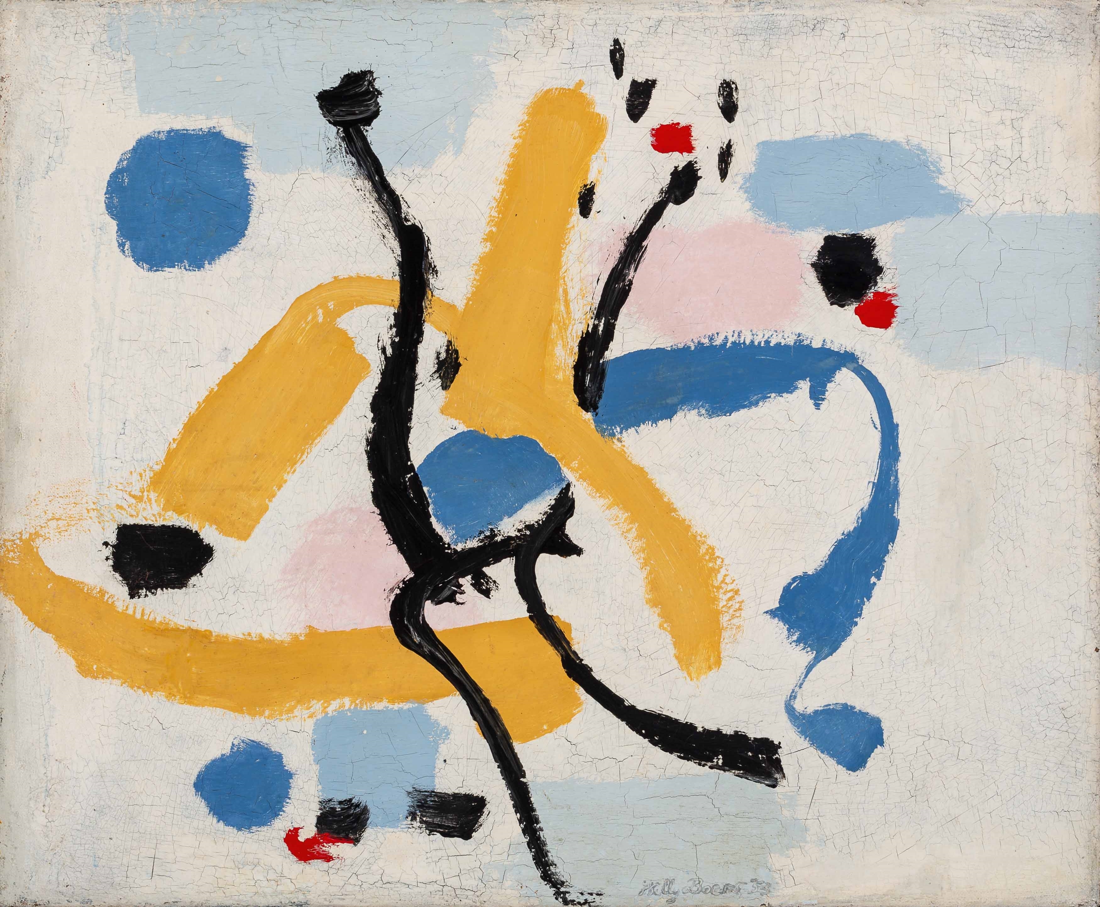 Artwork by Willy Boers, Composition, Made of Oil on canvas