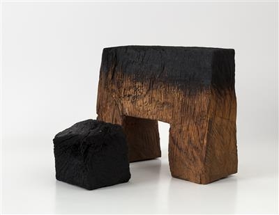 Artwork by Johann Feilacher, Paar, Made of Oak