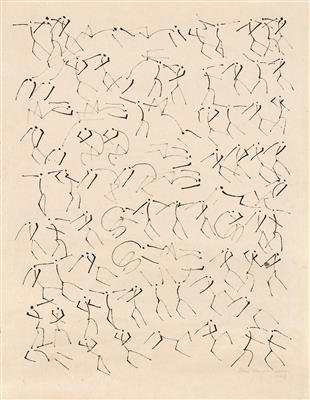 Artwork by Lore Heuermann, Energiefelder, Made of Indian ink with bamboo pen