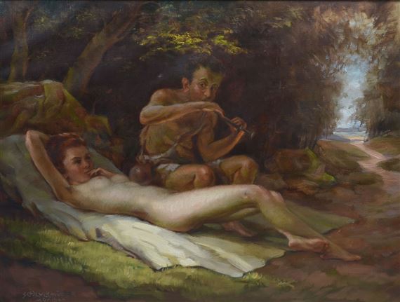 Nude nymph 