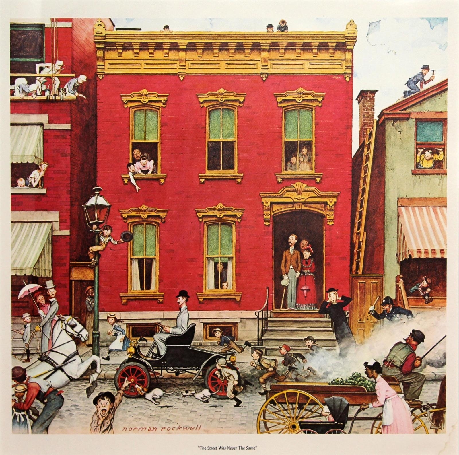Norman Rockwell | The Famous Model T Was Boss of the Road (1953 ...
