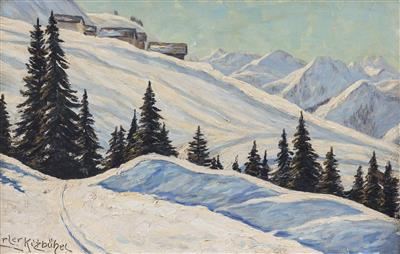 Obere Brunnalmen gegen Ehrenbachhöhe und Wilden Kaiser by Maximilian Erler