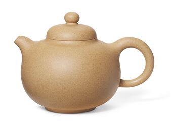 A YIXING TEAPOT AND COVER, 'FLAT LANTERN' - Wu Yaping