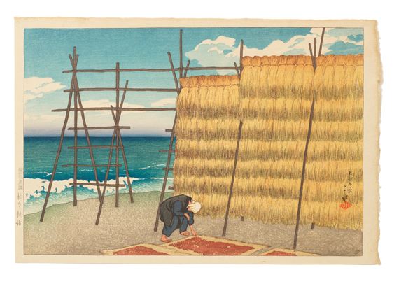 Aki no Koshiji (Autumn in the Koshiji Region), from the series Tabi miyage dai isshu (Souvenirs of Travel I)