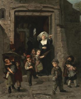 The end of the school day - Simon Durand