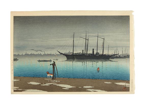 Akashi-cho no ugo (Akashi-cho after Rain), from the series Tokyo nijukei (20 Views of Tokyo)