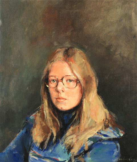 Portrait of Barbara by Robert Lenkiewicz, Painted in 1977