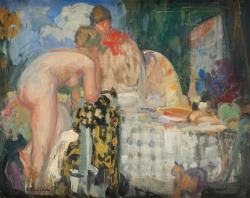 Le buffet champêtre by Fernand Allard L'Olivier