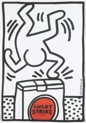 Lucky Strike by Keith Haring,  1987