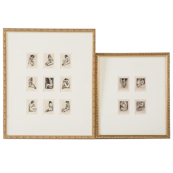 13 Works: Female Nudes by Morris Henry Hobbs