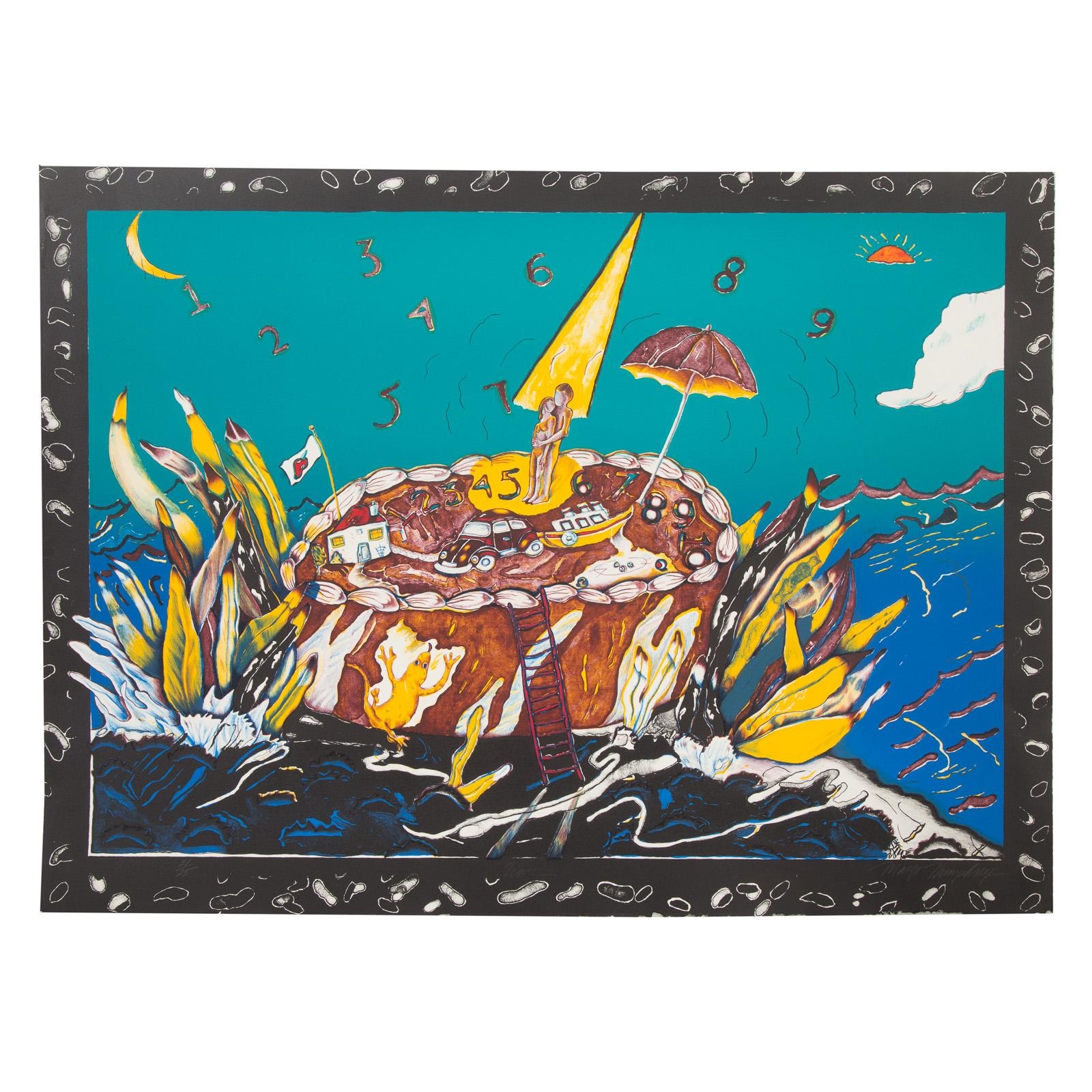 Artwork by Margo Humphrey, Time, Made of Lithograph