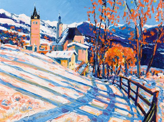 Am Weg nach Kitzbühel Lebenberg by Tomasz Metlewicz, 2014