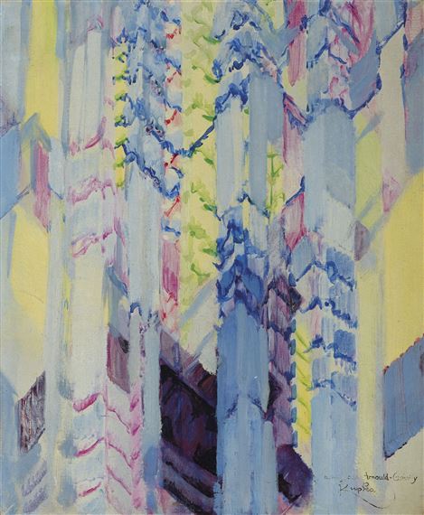 La cathédrale by František Kupka, circa 1920