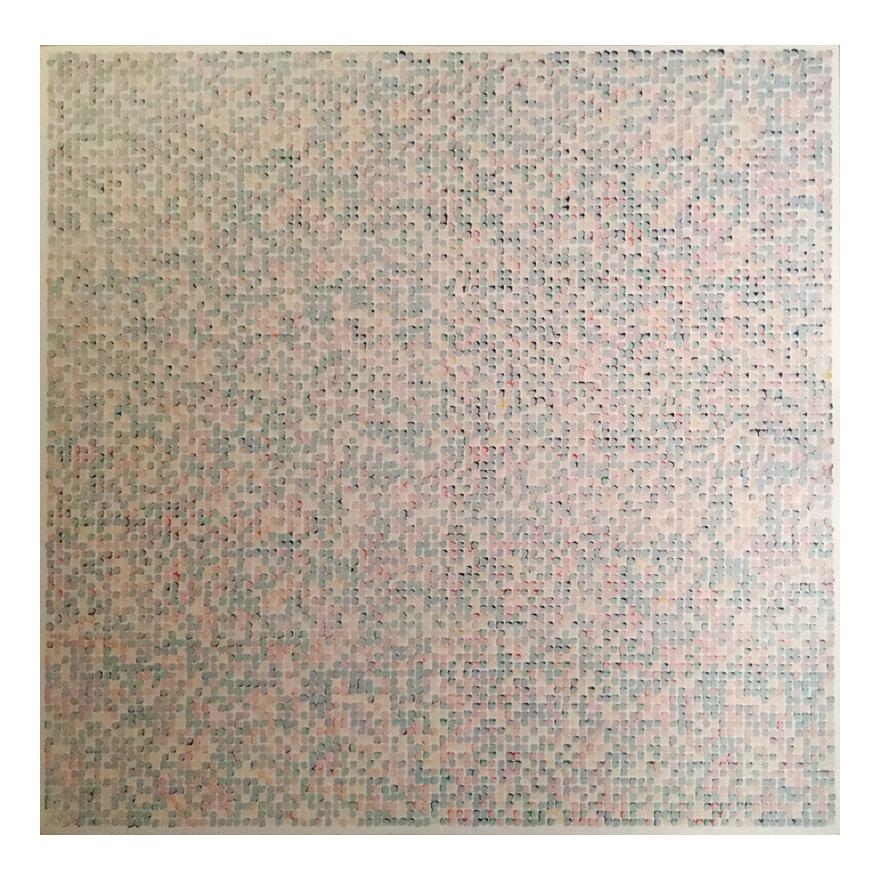 Artwork by David Roth, Random IV (White), Made of Serigraph
