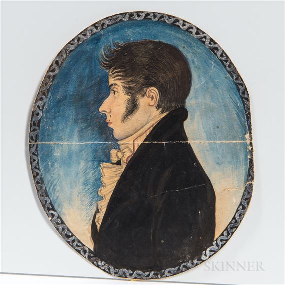 Profile Portrait of a Young Man by Edwin Plummer