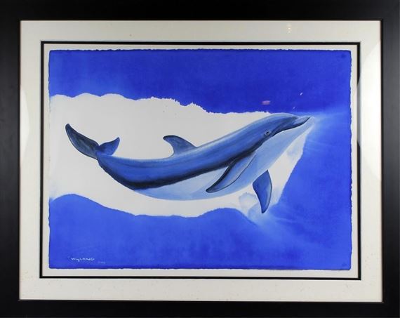 Robert Wyland | Ariel's Dolphin Serenade | MutualArt